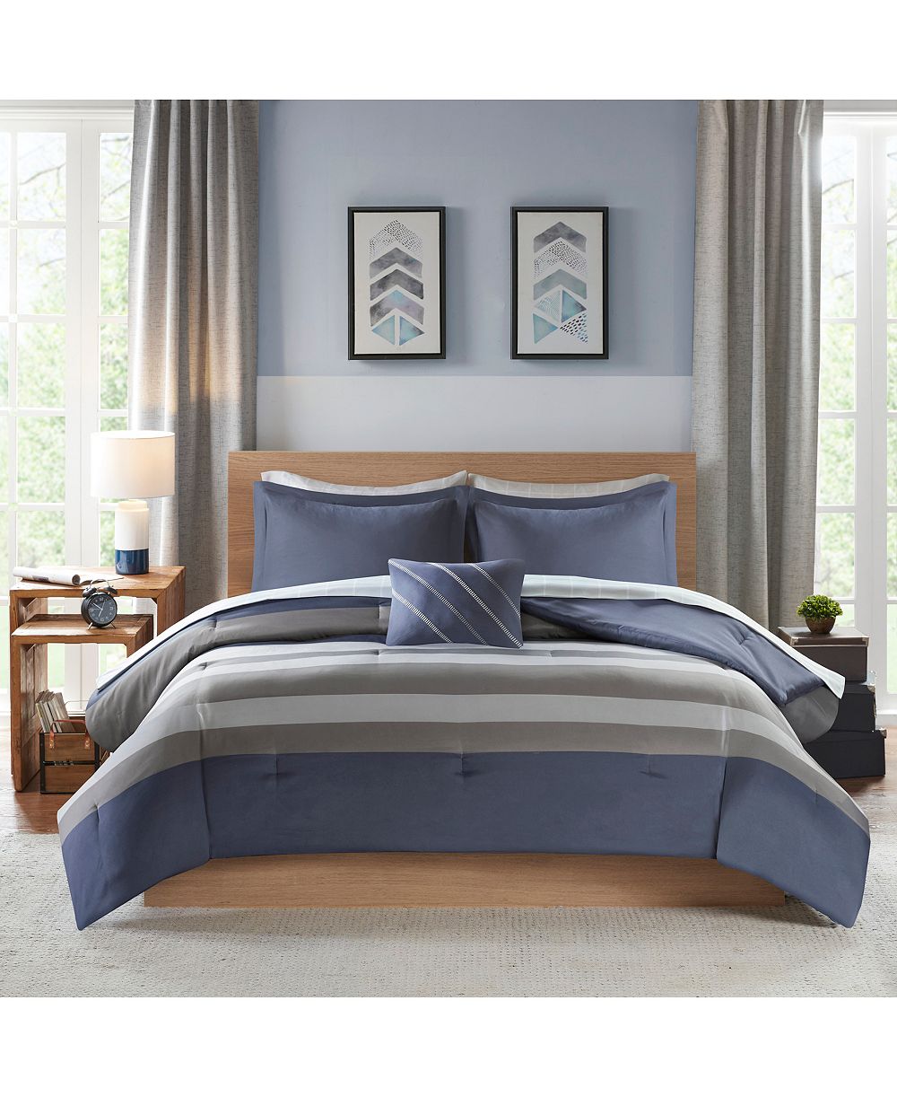 Intelligent Design Marsden Striped комплект одеял, Full