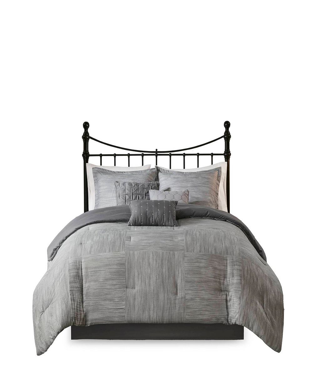Madison Park Walter Seersucker 7-Pc. Comforter Set, California King