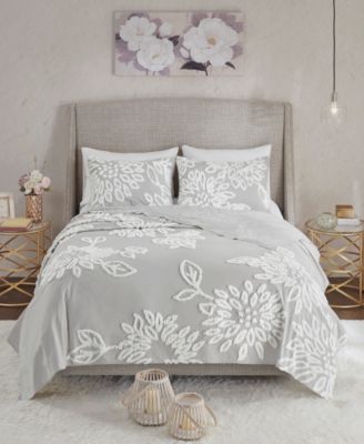 Madison Park Veronica Floral 3-Pc. Duvet Cover Set, Full/Queen