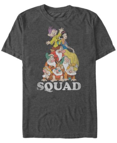 Disney Мужская футболка с коротким рукавом Snow White Dwarf Squad Goals