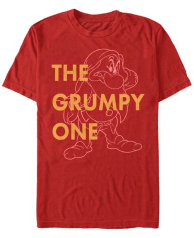 Мужская футболка Disney Grumpy Old Dwarf с коротким рукавом