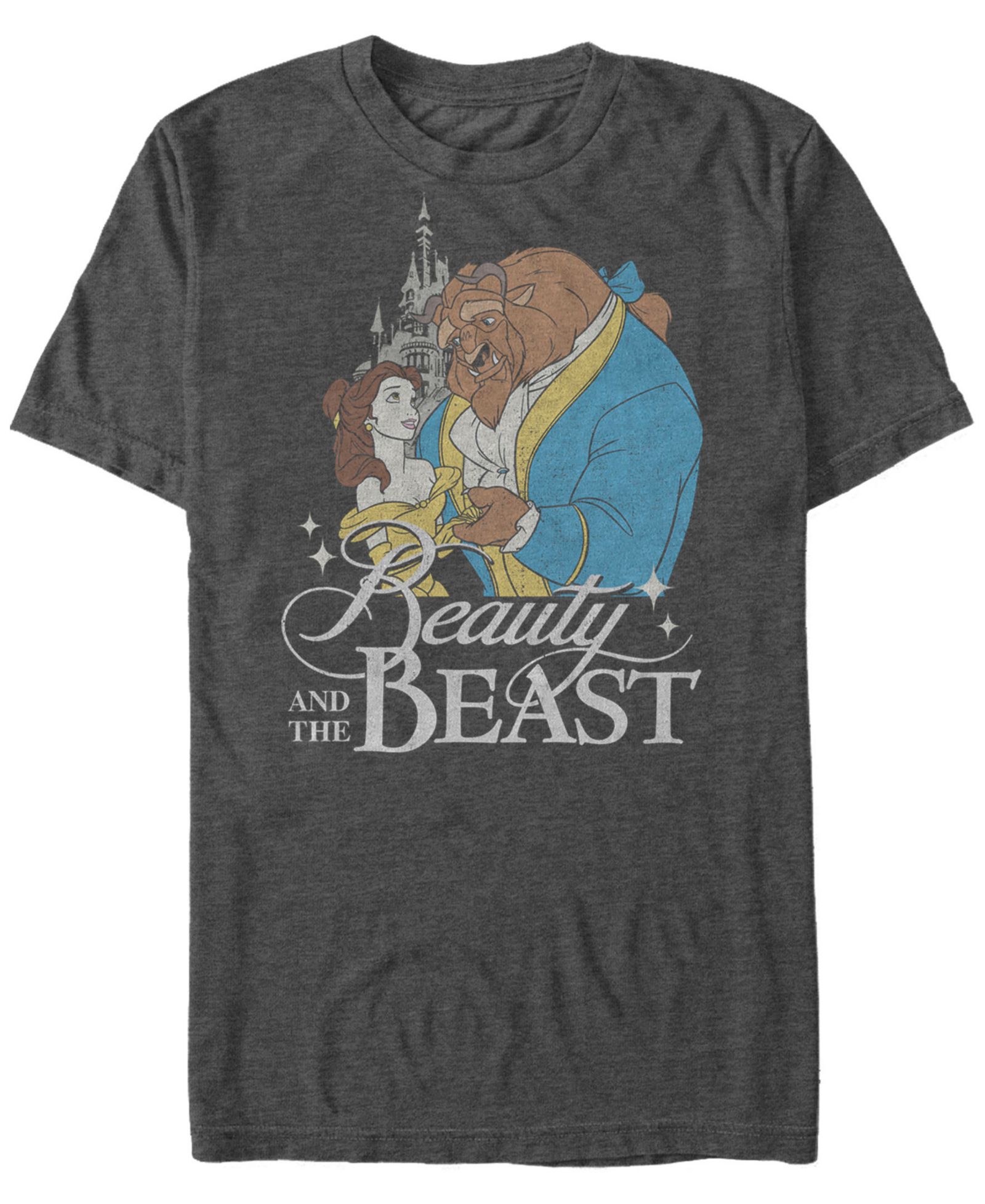 Мужская футболка Disney Beauty and The Beast с коротким рукавом