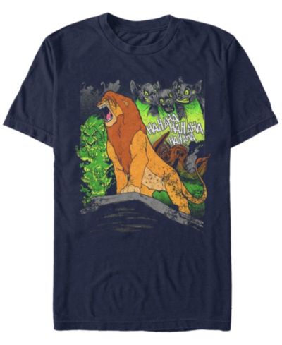 Disney Мужская футболка The Lion King Simba A Hero Roars Short Sleeve
