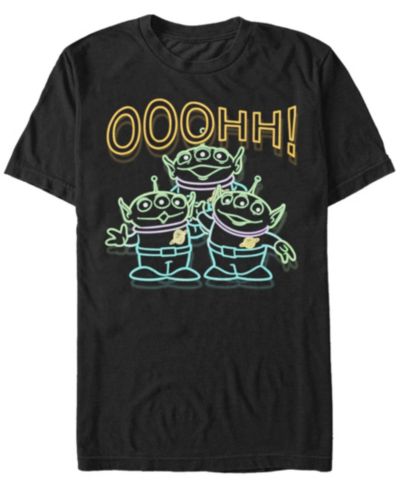 Мужская футболка Disney Pixar Toy Story Neon Aliens