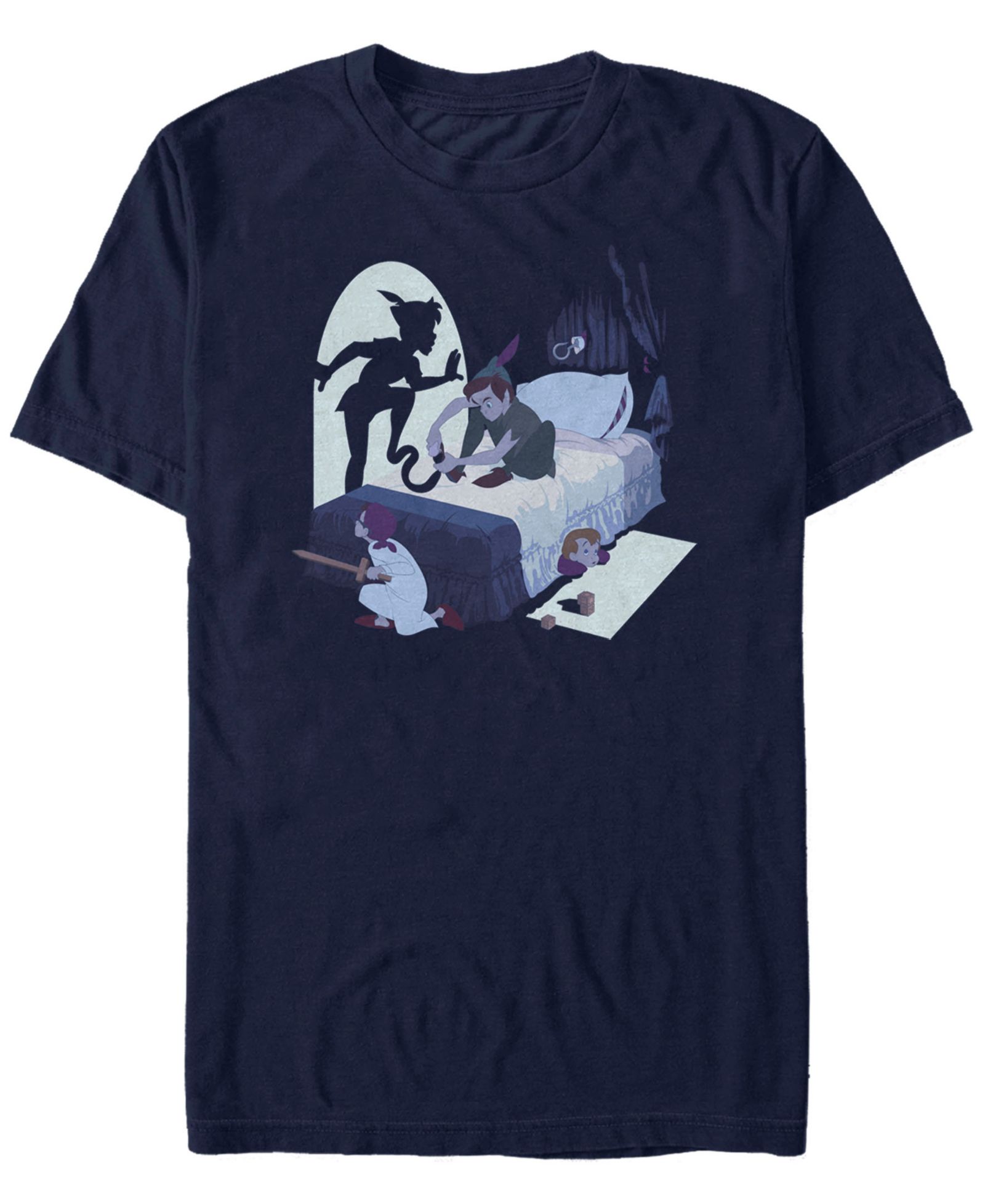 Disney Мужская футболка Peter Pan Pan's Shadow, Short Sleeve