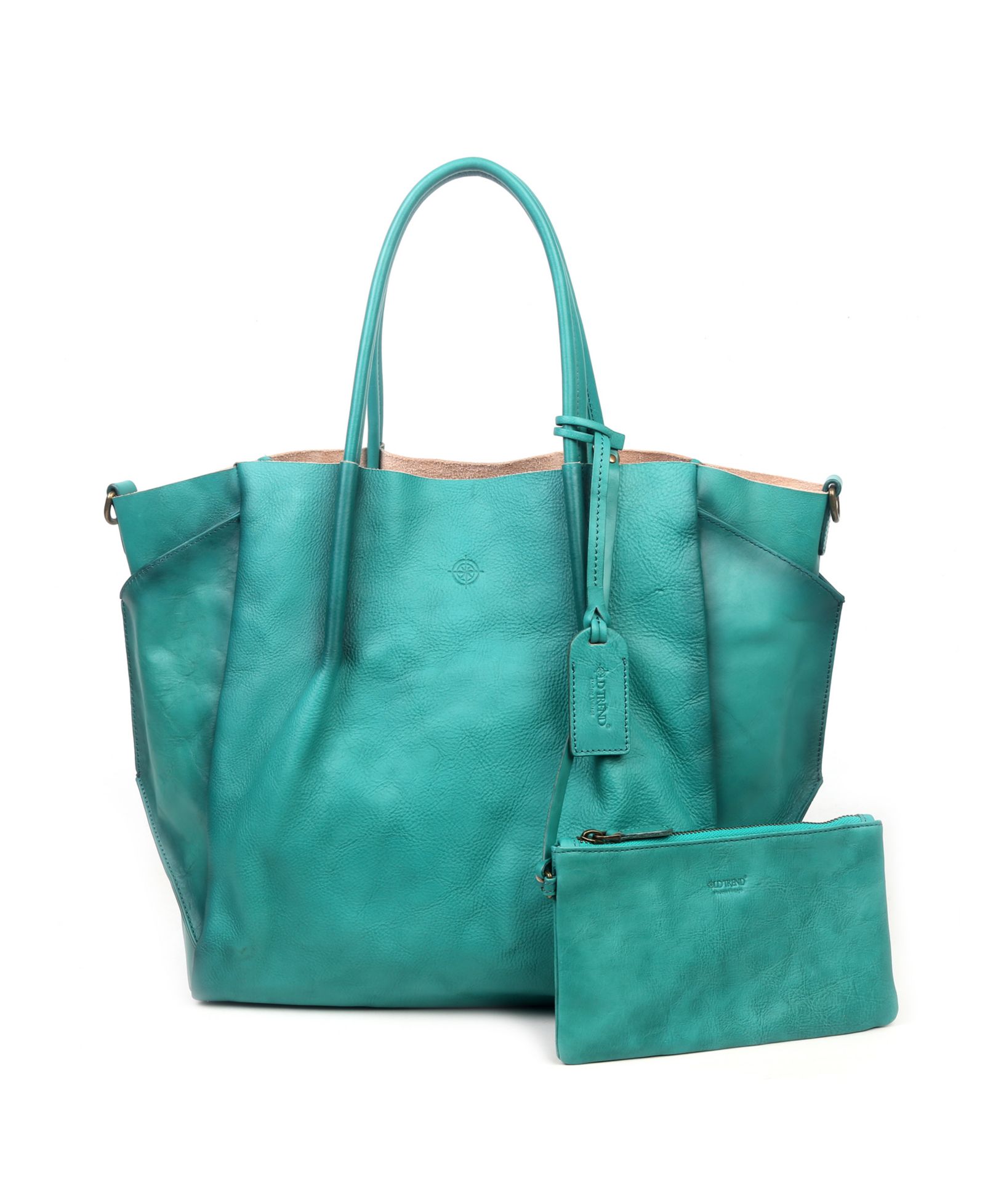 OLD TREND Sprout Land Extra-Large Leather Tote Bag