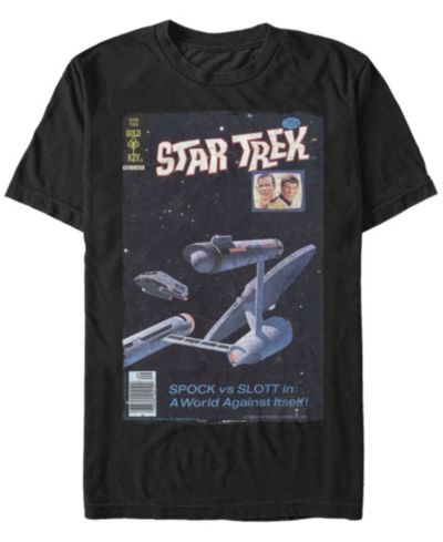 Мужская футболка Star Trek The Original Series Spock Vs. Slott