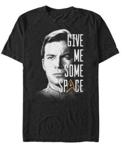 Мужская футболка Star Trek The Original Series Kirk Give Me Space с коротким рукавом