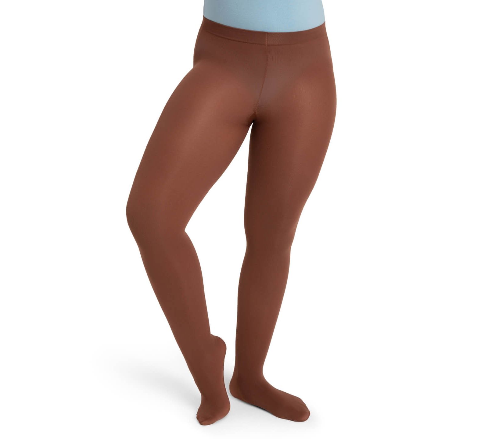 Capezio Ultra Soft Self Knit Waistband Transition Tight - Girls