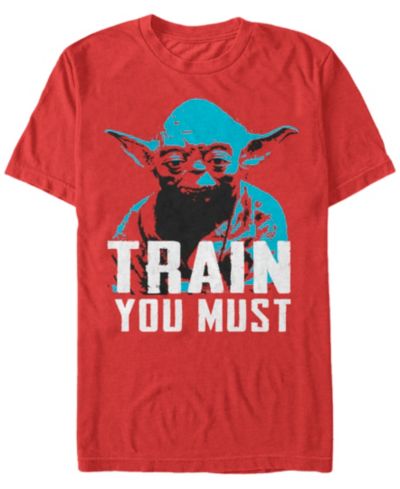 Мужская футболка Fifth Sun Star Wars Classic Yoda Train You Must Short Sleeve