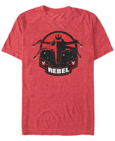 Star Wars Мужская футболка с логотипом Classic Rebel Fighter, короткий рукав