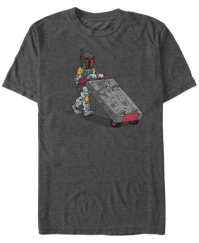 Star Wars Мужская футболка Classic Boba Fett Cement Man с коротким рукавом