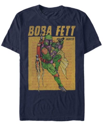Мужская футболка Star Wars Classic Boba Fett Bounty Hunter Jet Pack Short Sleeve