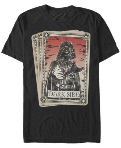 Star Wars Мужская классическая футболка Darth Vader Dark Side с коротким рукавом