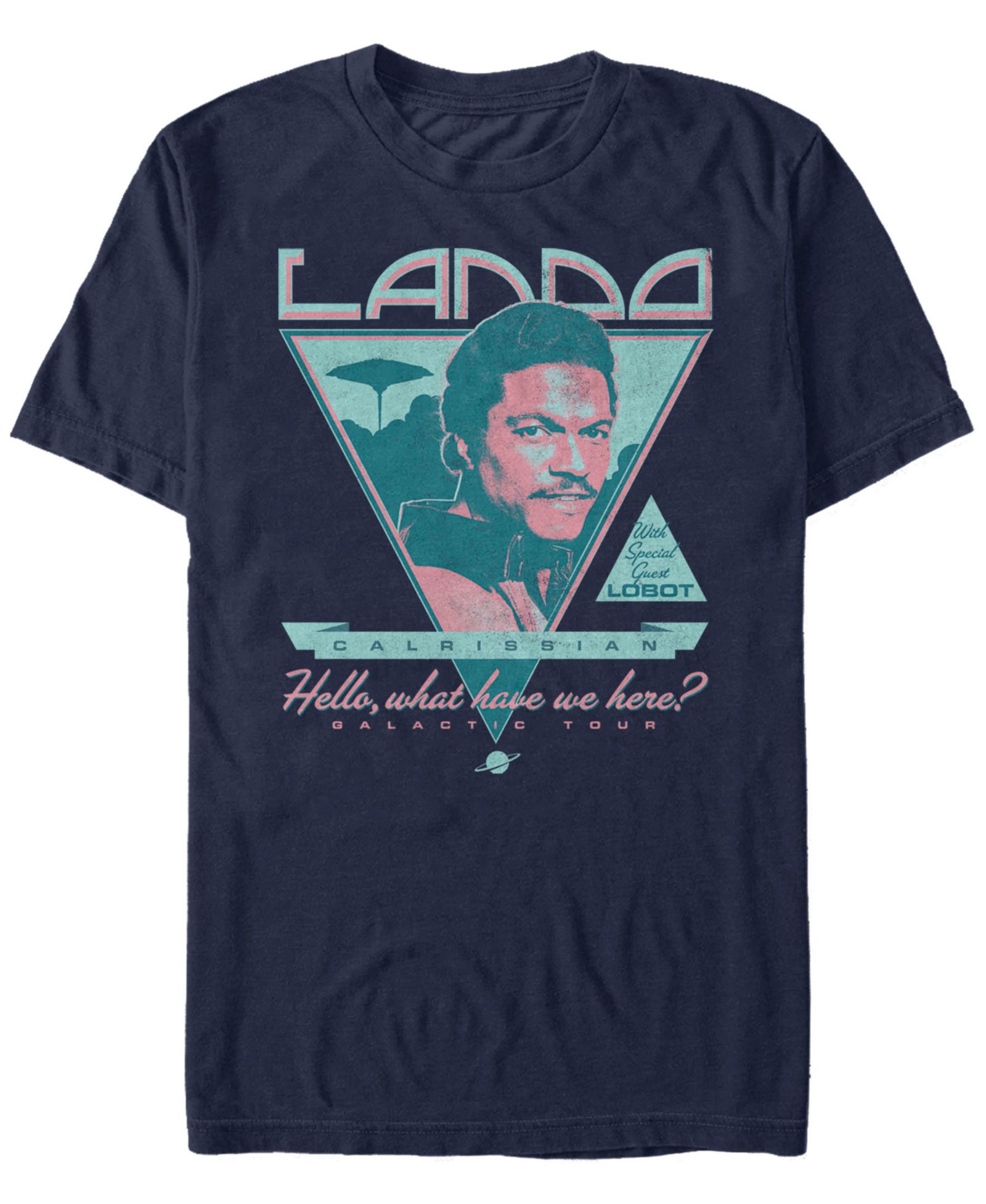 Star Wars Men's Classic Lando Calrissian Galactic Tour Short Sleeve T-Shirt