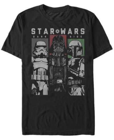 Star Wars мужской классический темная сторона злодей панели короткий рукав футболка