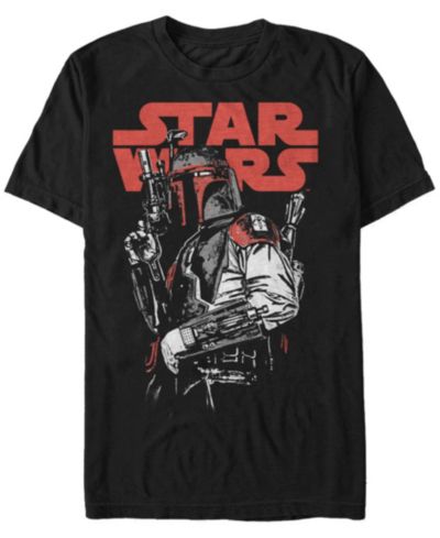Мужская футболка Star Wars Classic Boba Fett Bounty Hunter с коротким рукавом