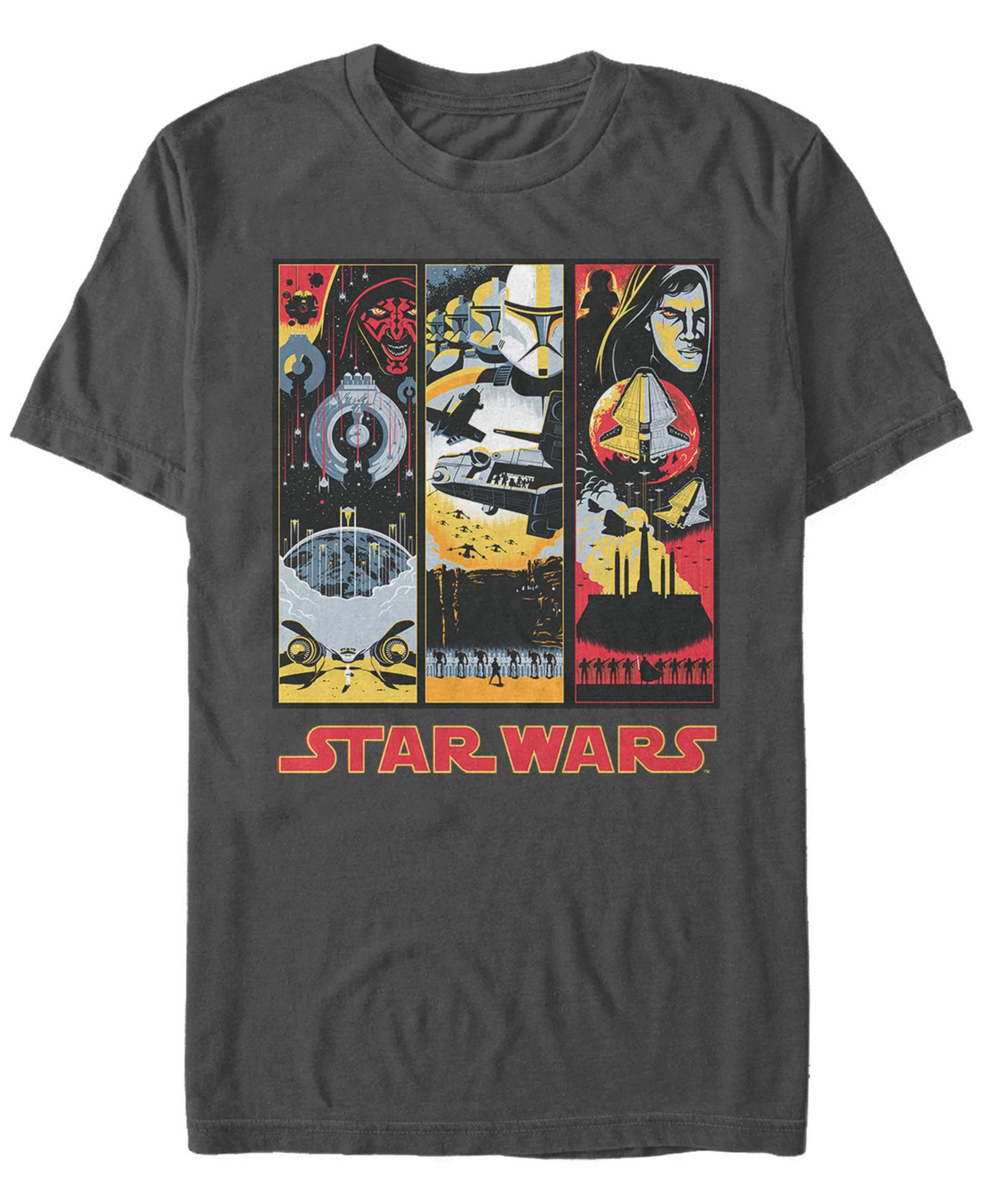 Мужская футболка Star Wars The Phantom Menace Panel Short Sleeve