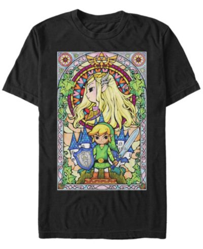 Мужская футболка Nintendo Legend of Zelda Wind Waker Link Regal с коротким рукавом