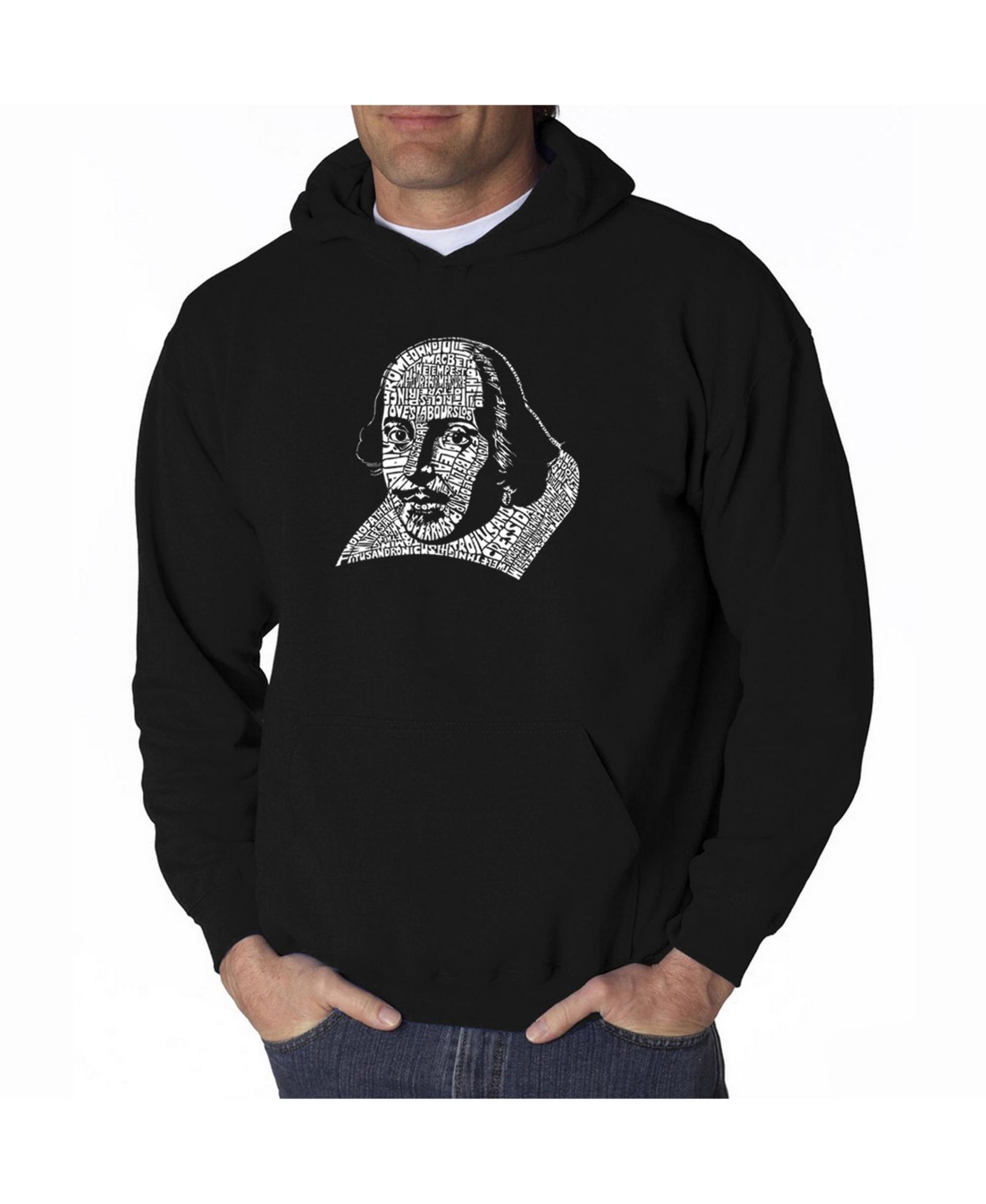 Худи LA Pop Art Men's Word Art Shakespeare