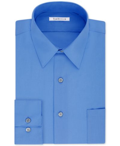 Мужская рубашка Van Heusen Bigger Fit Wrinkle Free Poplin Solid