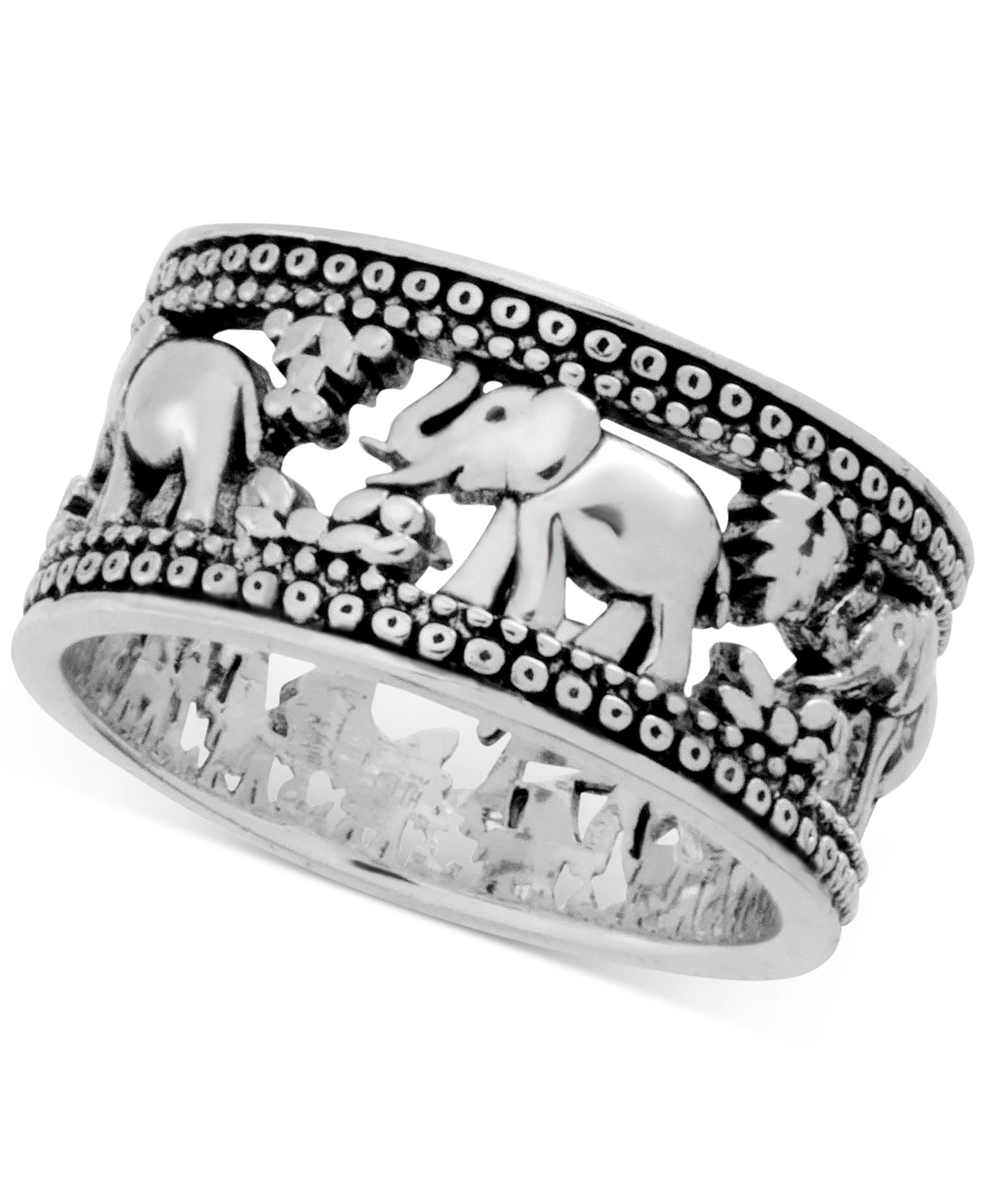 And Now This Elephant Band Ring