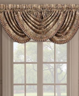 J Queen New York Luciana Waterfall Window Valance