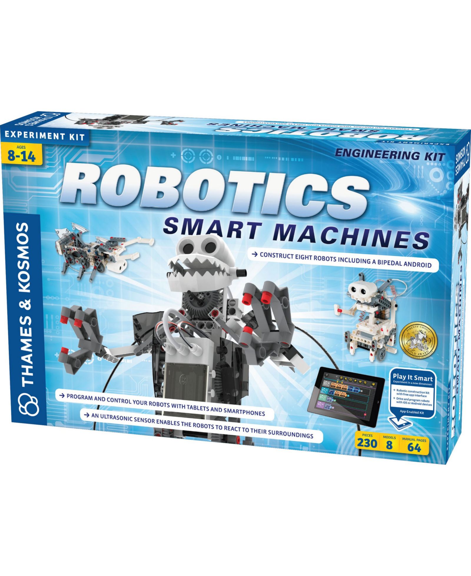 Thames & Kosmos Robotics Smart Machines Coding 230-Piece Building Kit, Ages 8-14