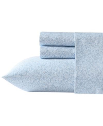 Комплект постельного белья Laura Ashley сатин хлопок, 4 шт., Queen