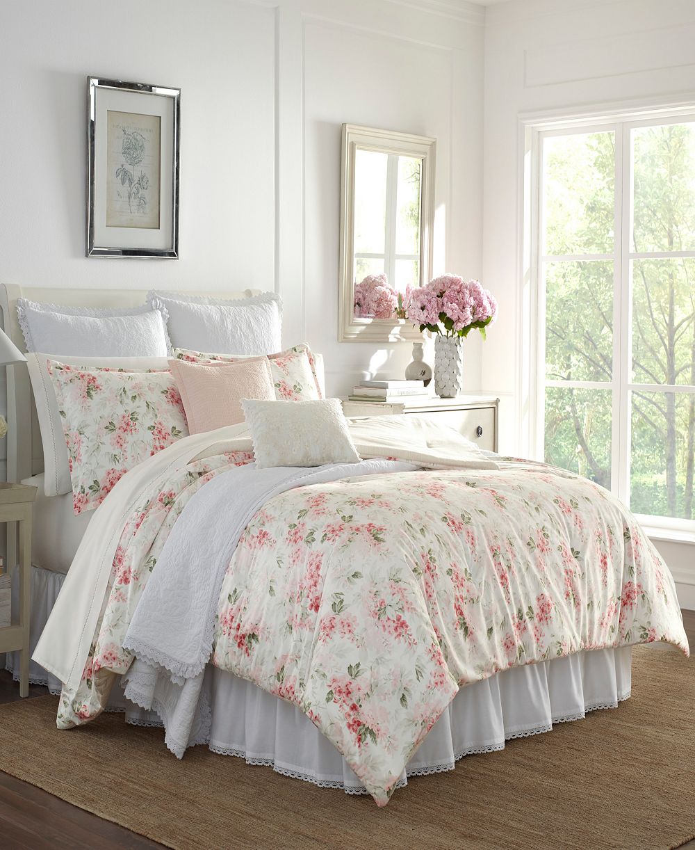 Laura Ashley комплект одеял Wisteria Velour, Twin