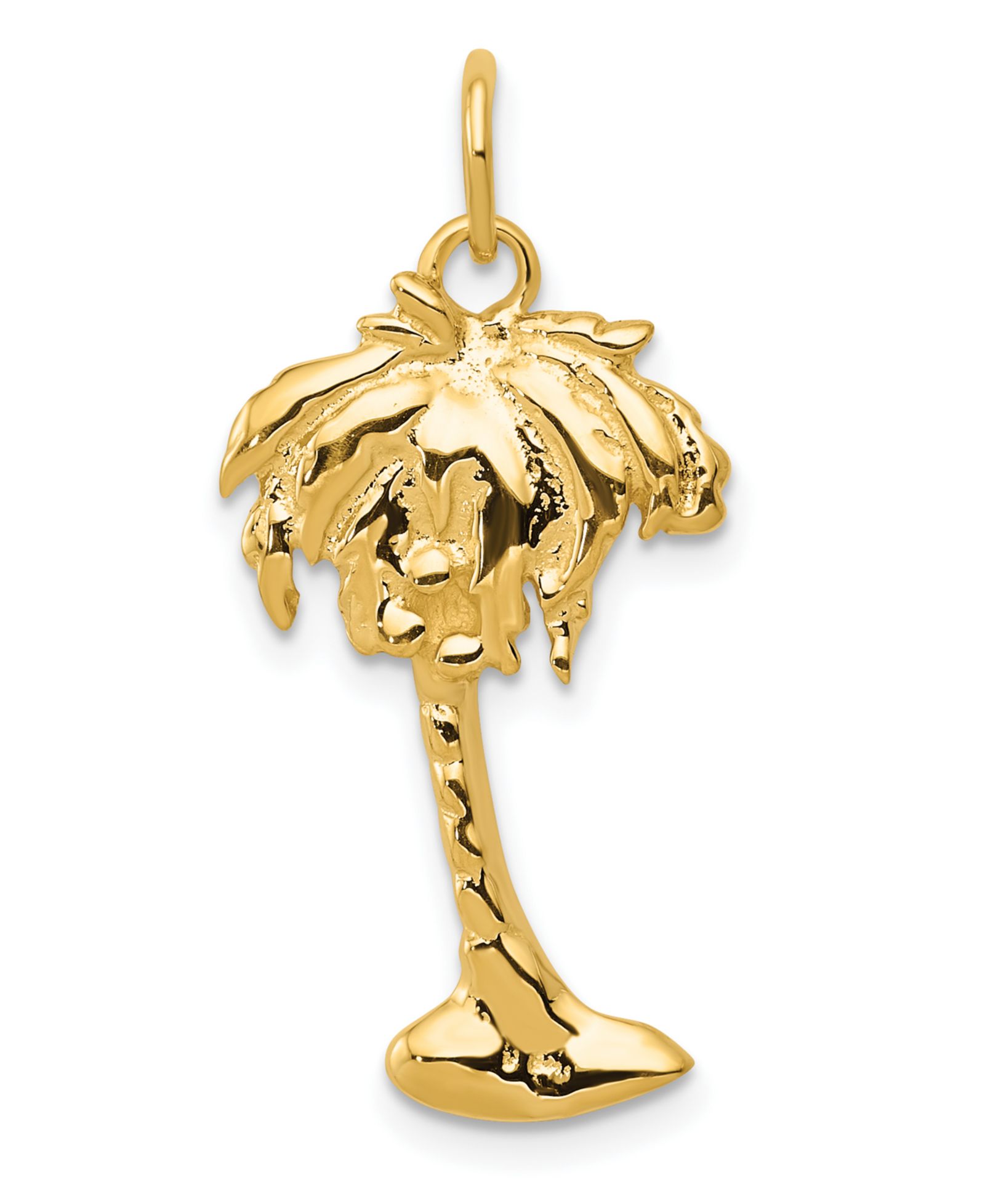 Подвеска Palm Tree в 14k Yellow Gold