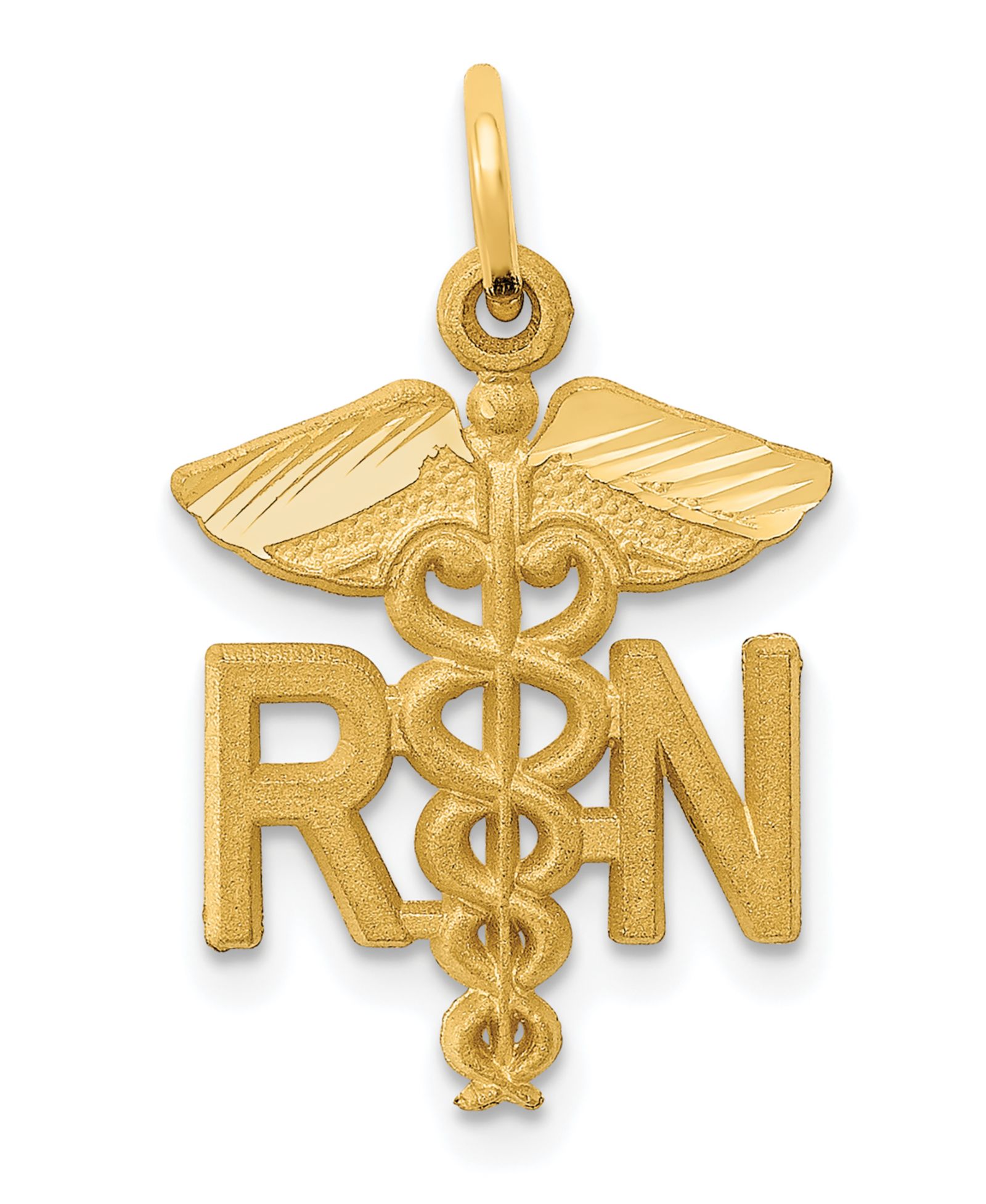 Подвеска Registered Nurse Charm 14k Yellow Gold