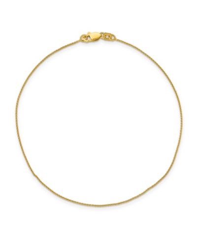Браслет-анклет Spiga из желтого золота 14k