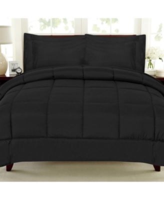 Sweet Home Collection Down Alternative Microfiber 7-Piece Comforter Set, Twin/Twin XL