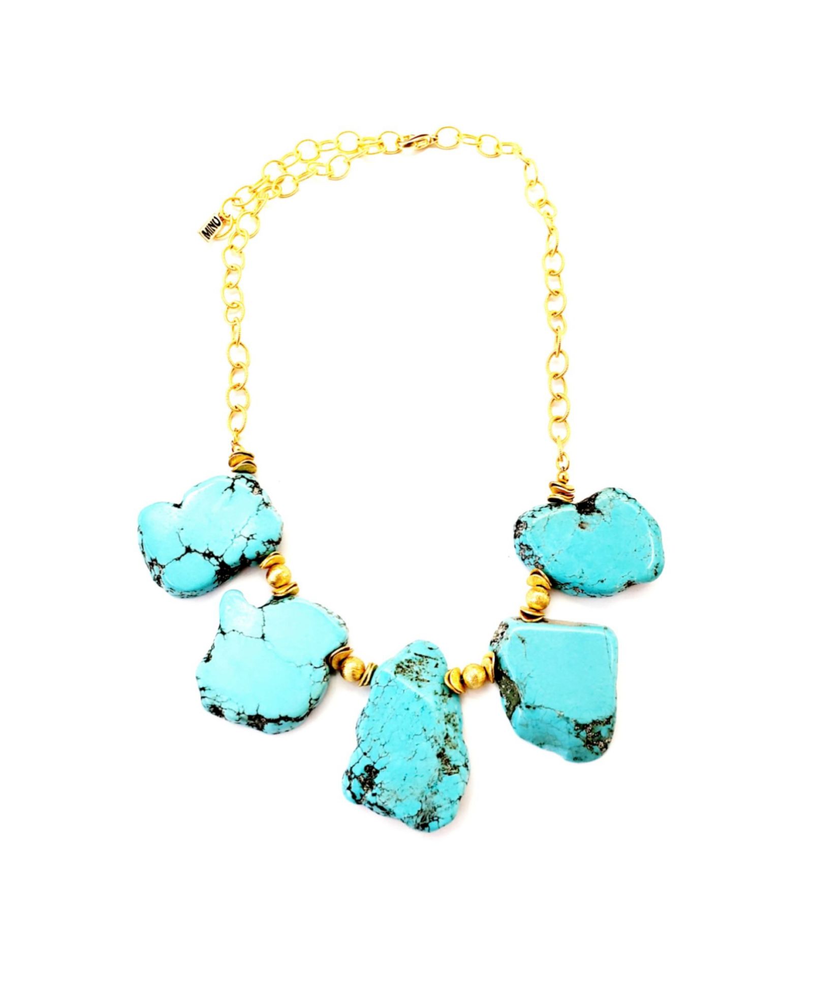 MINU Jewels Срез бирюзы Turquoise Slice