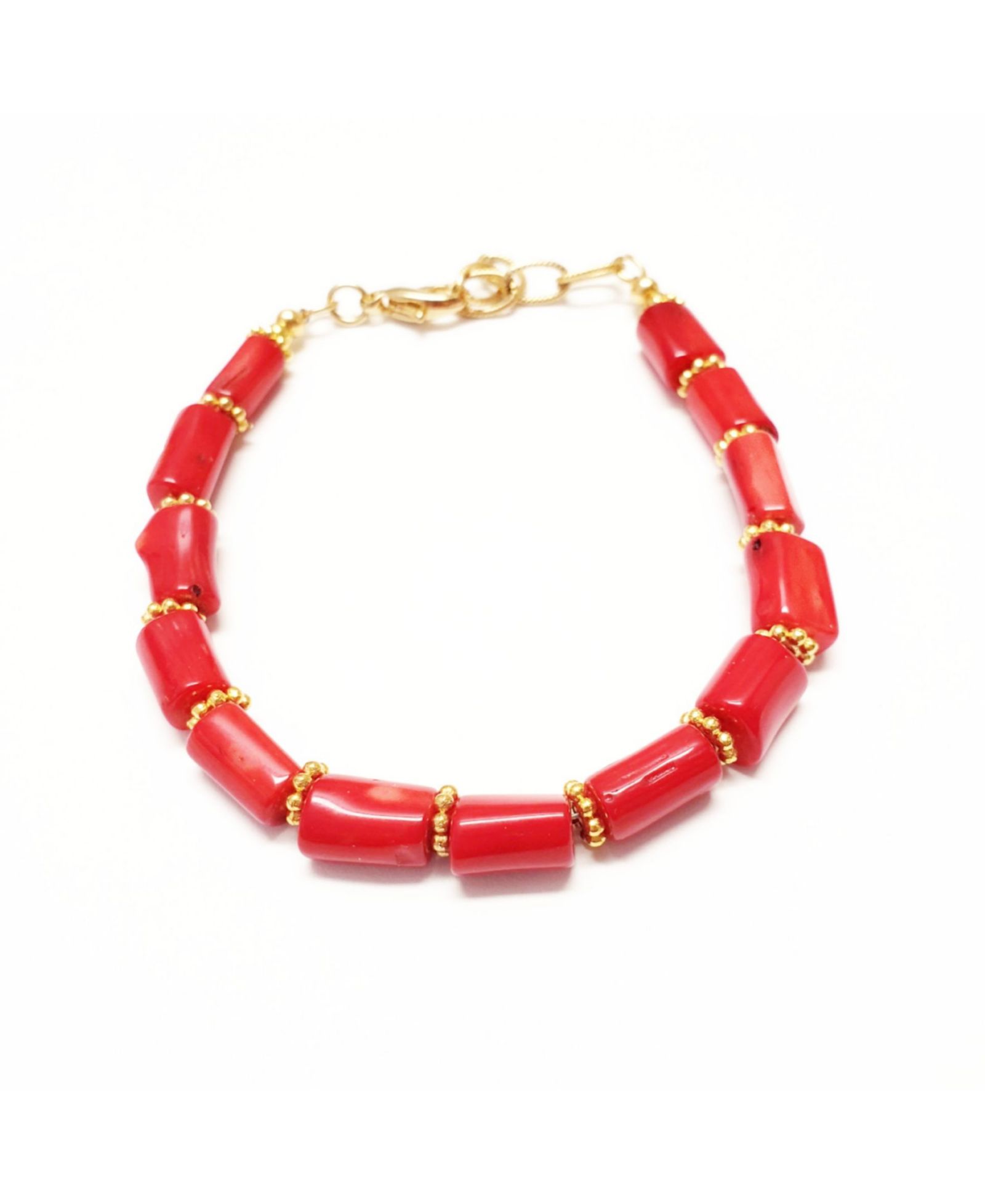 Women's Rouge Bracelet with Red Beads