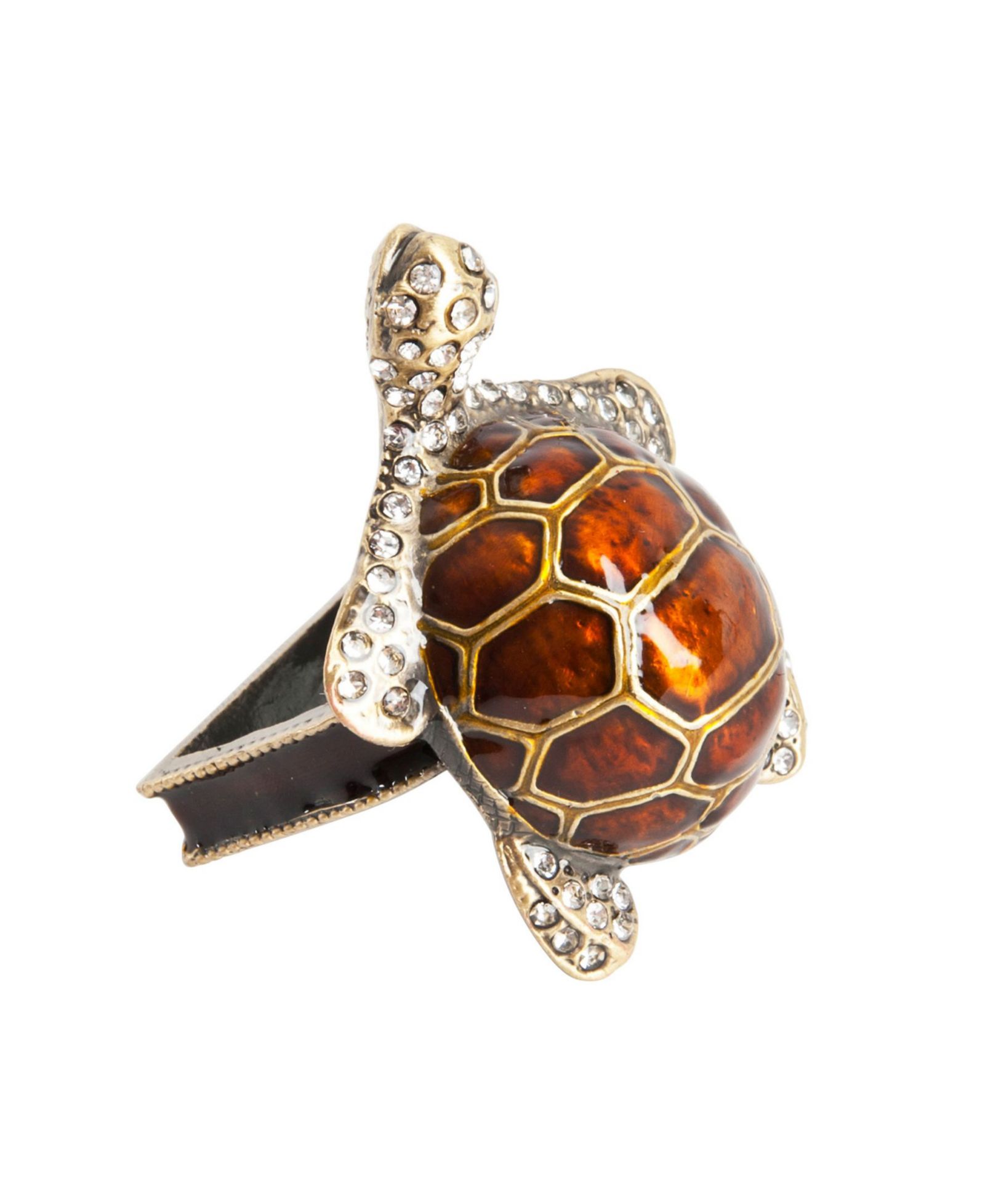 Saro Lifestyle набор колец для салфеток Turtle, 4 шт