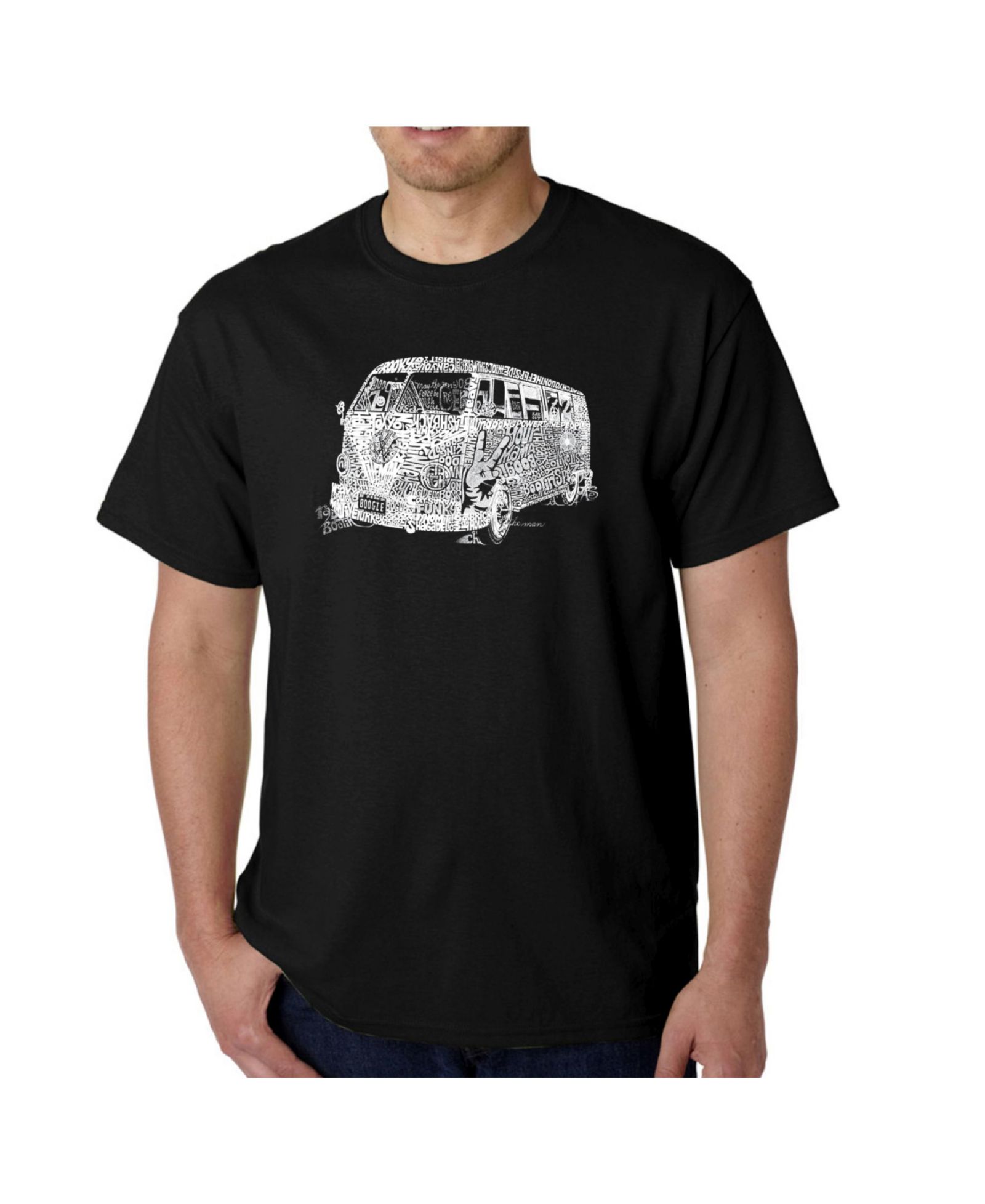 LA Pop Art Men's Word Art T-Shirt - The 70's
