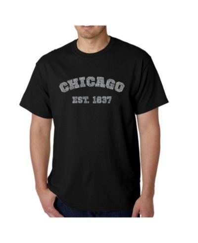 Футболка LA Pop Art Men's Word Art T-Shirt - Chicago 1837