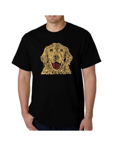 LA Pop Art Men's Word Art T-Shirt - Dog