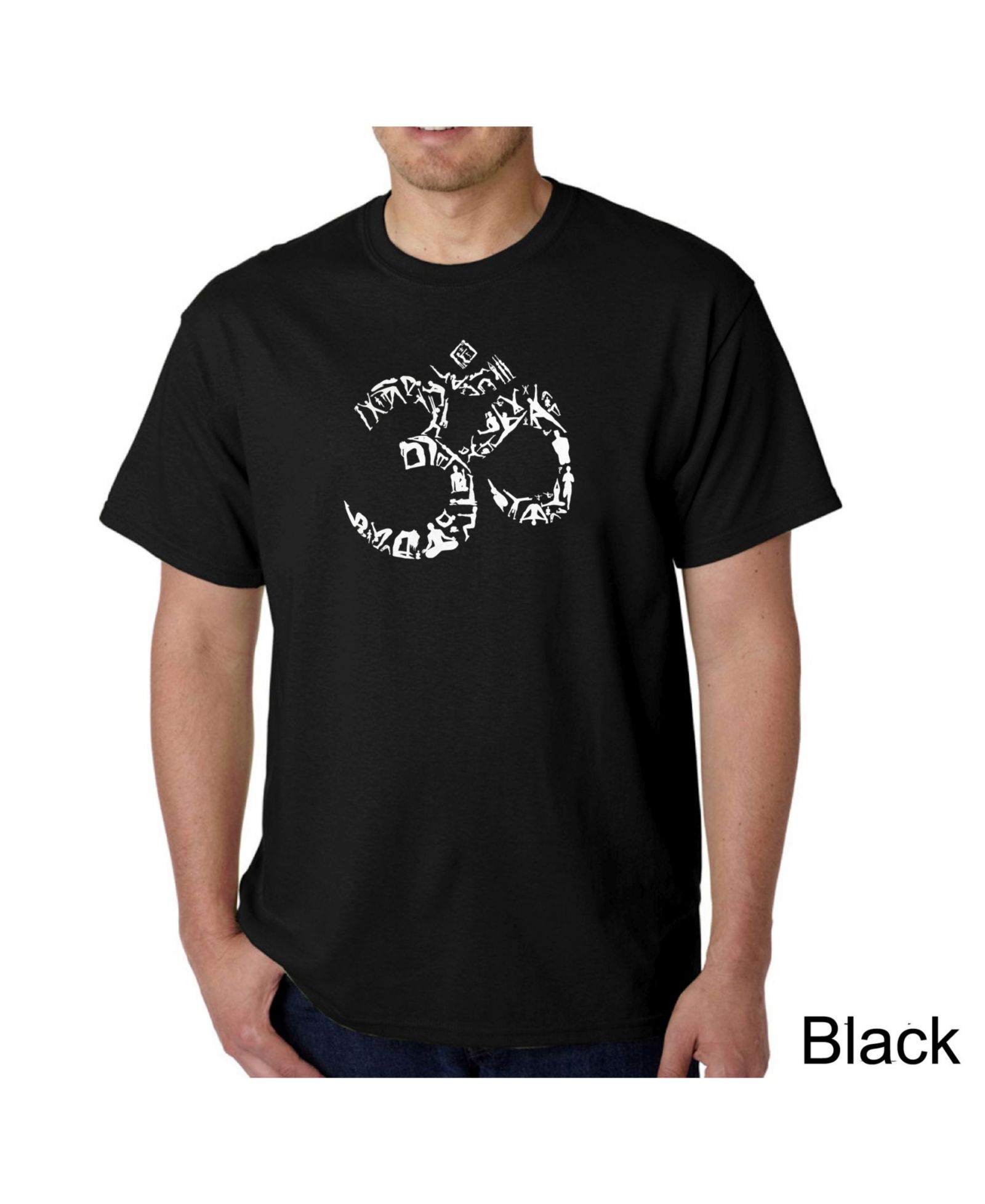 LA Pop Art Men's Word Art T-Shirt - Om Symbol