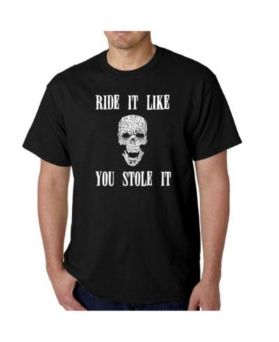 LA Pop Art Мужская футболка с принтом Ride It Like You Stole It