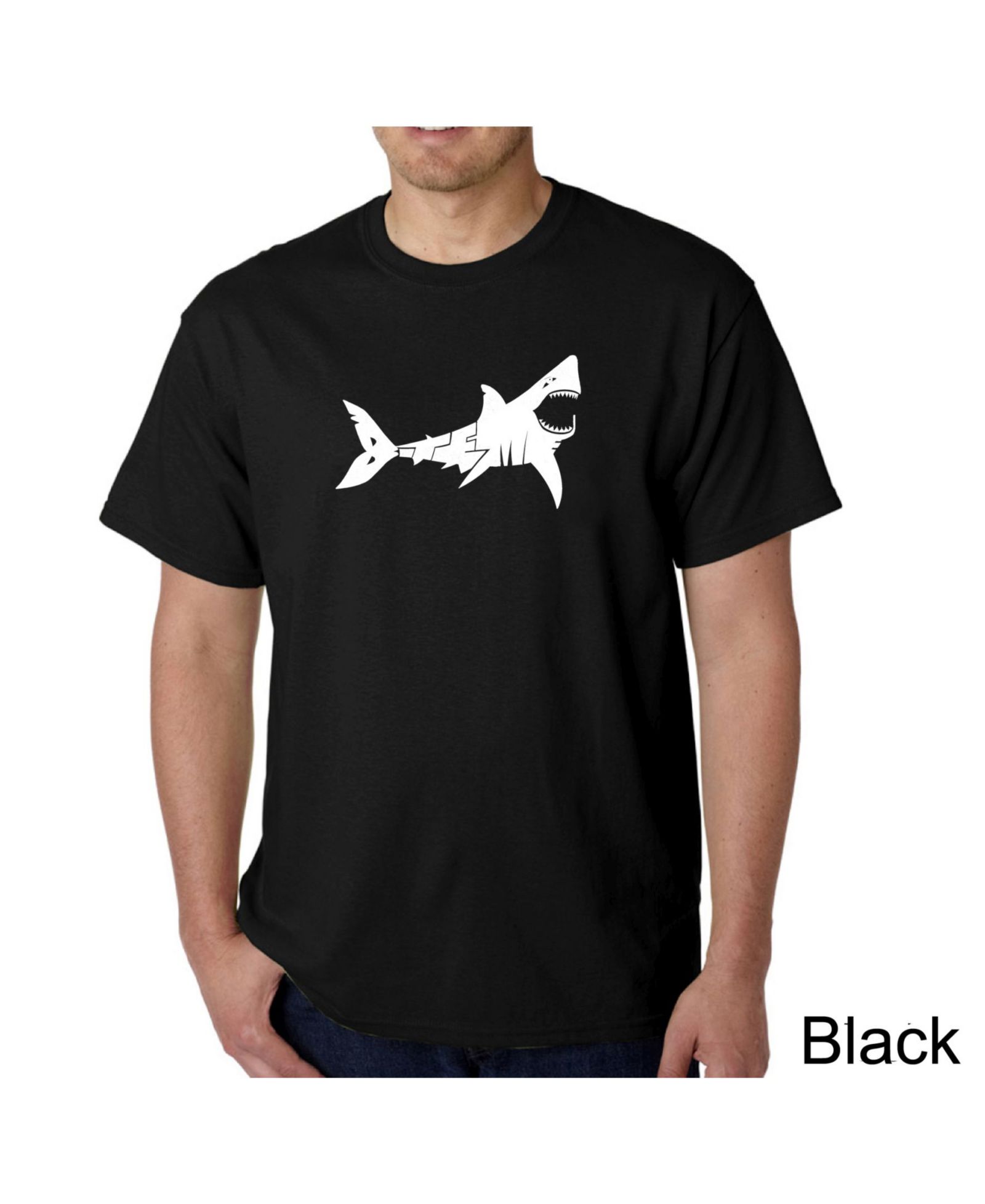 LA Pop Art Men's Word Art T-Shirt - Bite Me