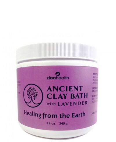 Глиняная ванна Zion Health с лавандой, 12 oz