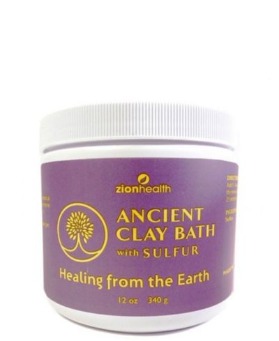 Глиняная ванна Zion Health с серой, 12 oz
