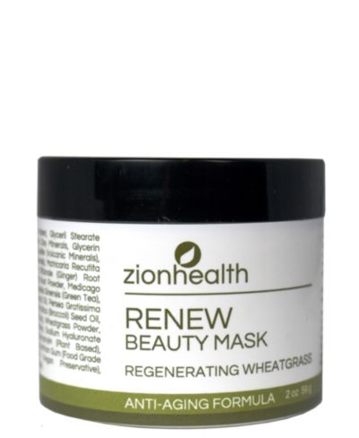 Маска для красоты Zion Health Adama Renew Wheat Grass, 2 oz