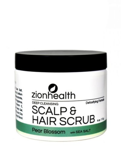 Zion Health скраб для волос Pear Blossom, 4 oz