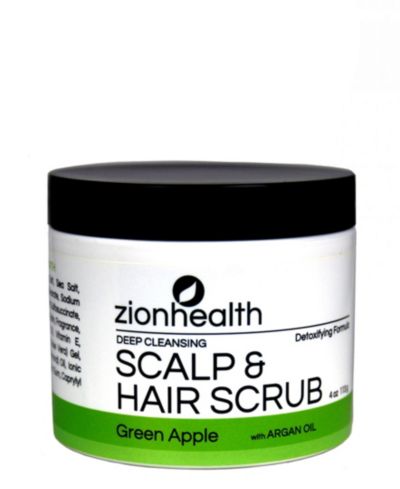 Скраб для волос Zion Health Green Apple 4 oz