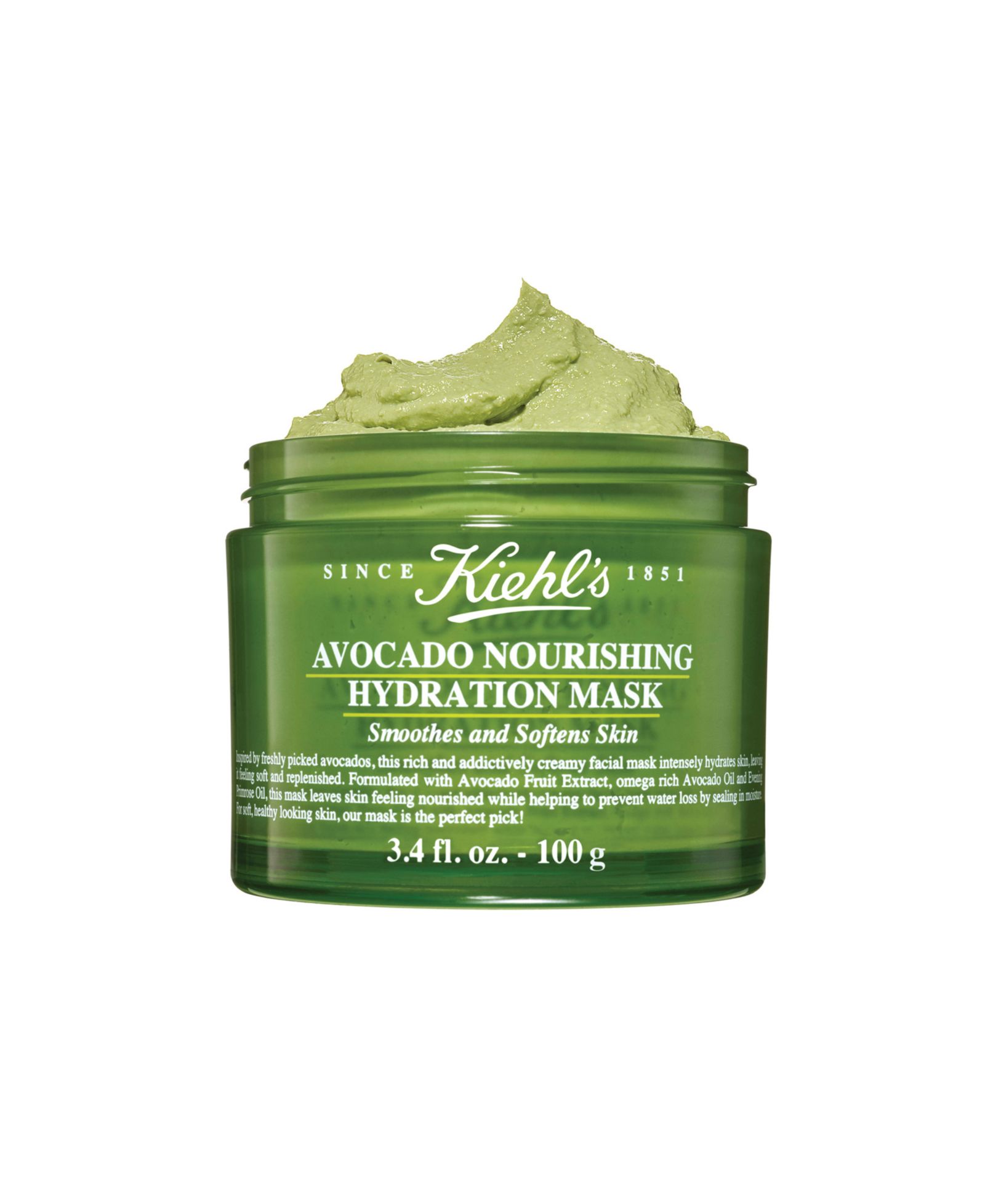 Kiehl's Since 1851 Avocado Nourishing Hydration Mask, 3.4-oz.