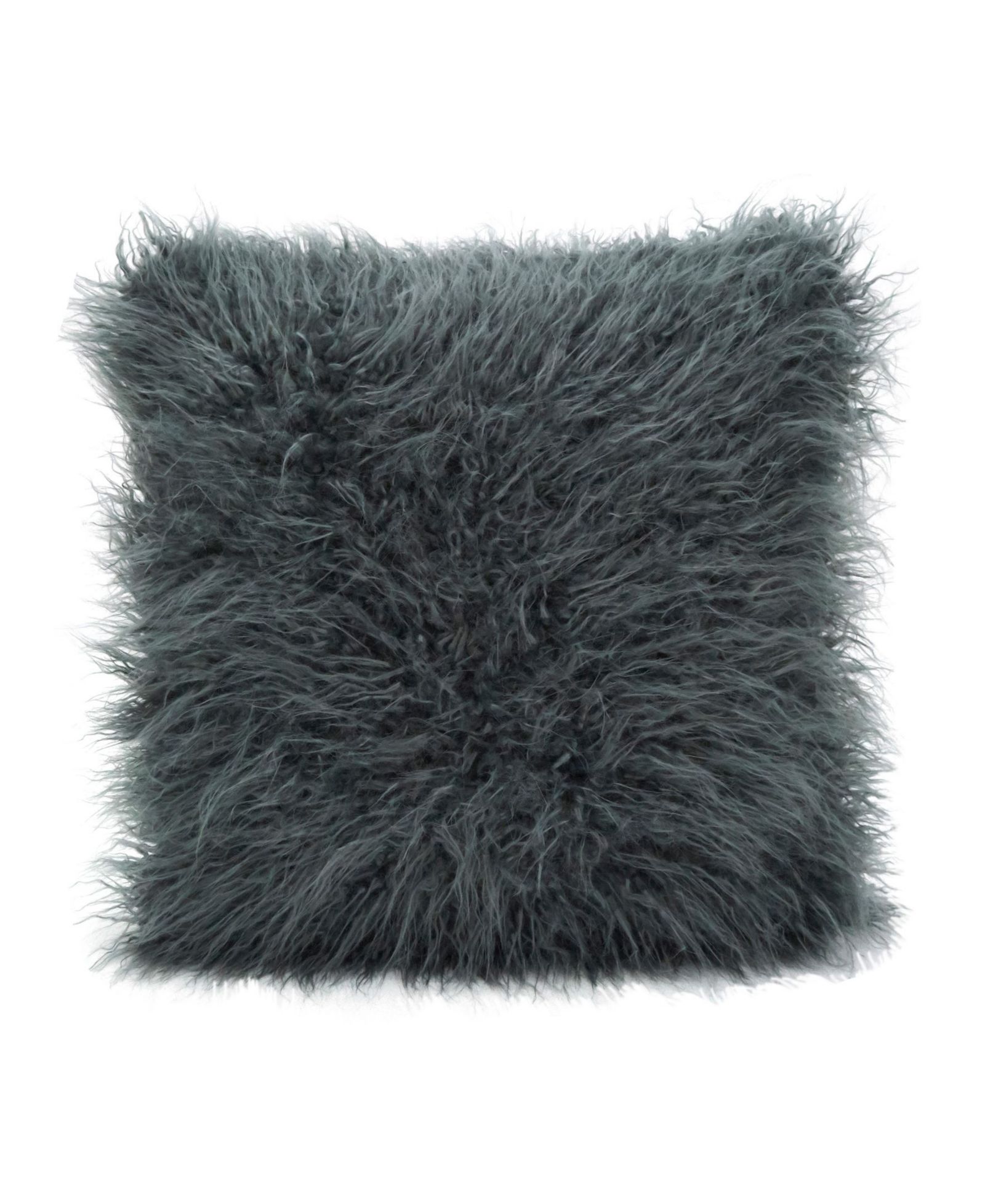 Saro Lifestyle Mongolian Faux Fur Decorative Pillow, 18" x 18"